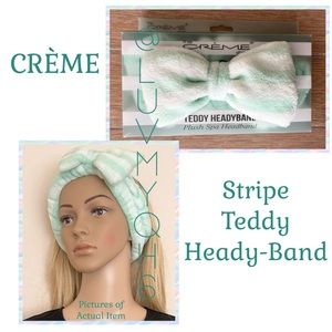 Crème Stripe Teddy Heady-Band